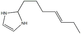 2-(4-Heptenyl)-4-imidazoline Struktur