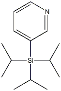 3-(Triisopropylsilyl)pyridine Struktur