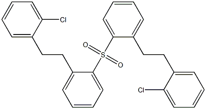 [2-(2-Chlorophenyl)ethyl]phenyl sulfone Struktur