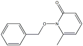 1-Benzyloxy-6-methyl-2(1H)-pyridone Struktur