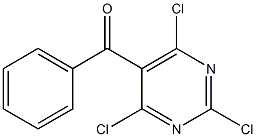 5-Benzoyl-2,4,6-trichloropyrimidine Struktur