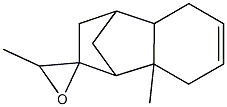 3,4,4a,5,8,8a-Hexahydro-3',8a-dimethylspiro[1,4-methanonaphthalene-2(1H),2'-oxirane] Struktur