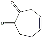 4-Cycloheptene-1,2-dione Struktur