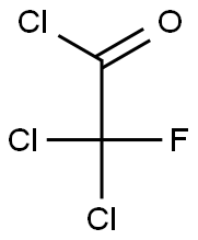 Dichlorofluoroacetic acid chloride Struktur