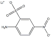 2-Amino-5-nitrobenzenesulfonic acid lithium salt Struktur