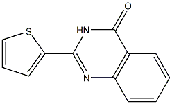 2-(2-Thienyl)-3,4-dihydroquinazoline-4-one Struktur