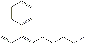 (3Z)-3-Phenyl-1,3-nonadiene Struktur