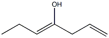 1,4-Heptadien-4-ol Struktur