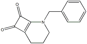 2-Benzyl-2-azabicyclo[4.2.0]oct-1(6)-ene 7,8-dione Struktur