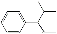 (-)-[(S)-1-Ethyl-2-methylpropyl]benzene Struktur