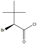 [S,(+)]-2-Bromo-3,3-dimethylbutyric acid chloride Struktur