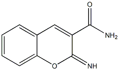 2-Imino-2H-1-benzopyran-3-carboxamide Struktur