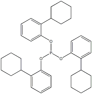 Tris(cyclohexylphenyl) phosphite Struktur