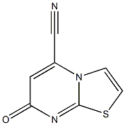 7-Oxo-7H-thiazolo[3,2-a]pyrimidine-5-carbonitrile Struktur