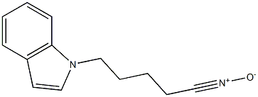 5-(1H-Indol-1-yl)pentanenitrileoxide Struktur