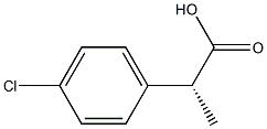 (R)-2-(4-Chlorophenyl)propionic acid Struktur