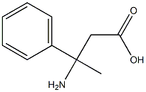 3-Amino-3-phenylbutyric acid Struktur