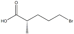 (2S)-2-Methyl-5-bromovaleric acid Struktur