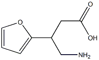 4-Amino-3-(2-furanyl)butyric acid Struktur