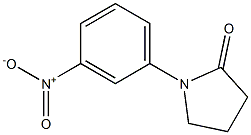 1-(3-Nitrophenyl)-2-pyrrolidone Struktur