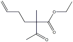 2-Methyl-2-acetyl-5-hexenoic acid ethyl ester Struktur