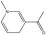 1-Methyl-3-acetyl-1,4-dihydropyridine Struktur