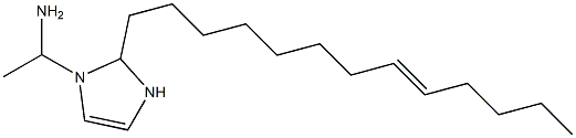 1-(1-Aminoethyl)-2-(8-tridecenyl)-4-imidazoline Struktur