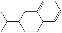 1,2,3,4,6,8a-Hexahydro-3-isopropylnaphthalene Struktur