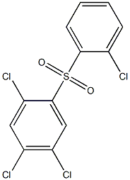 2,4,5-Trichlorophenyl 2-chlorophenyl sulfone Struktur