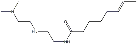 N-[2-[2-(Dimethylamino)ethylamino]ethyl]-6-octenamide Struktur