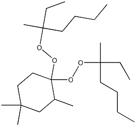 2,4,4-Trimethyl-1,1-bis(1-ethyl-1-methylpentylperoxy)cyclohexane Struktur