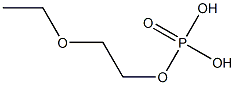 Phosphoric acid 2-ethoxyethyl ester Struktur