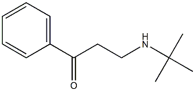 3-[(1,1-Dimethylethyl)amino]-1-phenyl-1-propanone Struktur