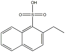 2-Ethyl-1-naphthalenesulfonic acid Struktur