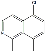 1,8-Dimethyl-5-chloroisoquinoline Struktur