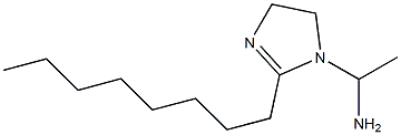 1-(1-Aminoethyl)-2-octyl-2-imidazoline Struktur