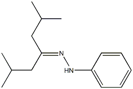 2,6-Dimethyl-4-heptanone phenyl hydrazone Struktur