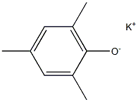 Potassium 2,4,6-trimethylphenolate Struktur