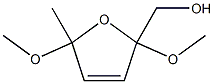 5-Methyl-2,5-dimethoxy-2,5-dihydrofuran-2-methanol Struktur