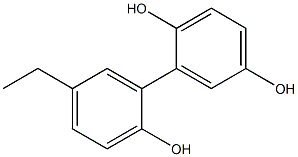 5'-Ethyl-1,1'-biphenyl-2,2',5-triol Struktur