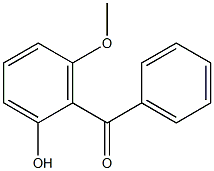 2-Hydroxy-6-methoxybenzophenone Struktur