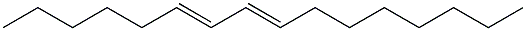 (6E,8E)-6,8-Hexadecadiene Struktur