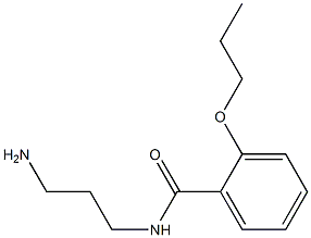 N-(3-Aminopropyl)-2-propoxybenzamide Struktur