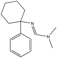 N1,N1-Dimethyl-N2-(1-phenylcyclohexyl)formamidine Struktur