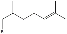 7-Bromo-2,6-dimethyl-2-heptene Struktur