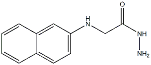 (2-Naphtylamino)acetic acid hydrazide Struktur