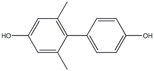 2,6-Dimethyl-1,1'-biphenyl-4,4'-diol Struktur