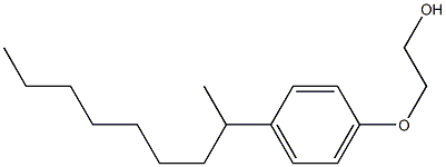 1-(1-Methyloctyl)-4-(2-hydroxyethoxy)benzene Struktur