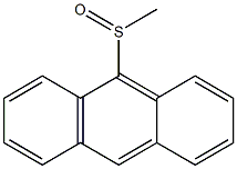 9-(Methylsulfinyl)anthracene Struktur