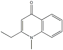 1-Methyl-2-ethylquinolin-4(1H)-one Struktur